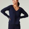 Best Blanc Noir Pull Col V Portola Robe Bleue