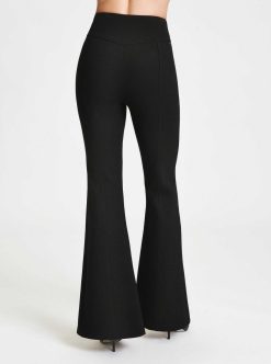 Clearance Blanc Noir Pantalon Cara A Ourlet Fendu