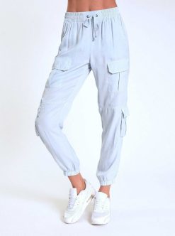 Hot Blanc Noir Pantalon De Jogging Phoenix Tencel