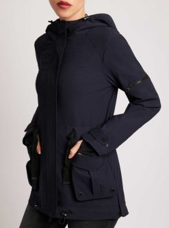 Wholesale Blanc Noir Veste Tectonique Bleu Marin