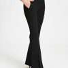 Clearance Blanc Noir Pantalon Cara A Ourlet Fendu