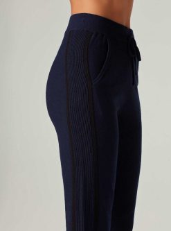 Wholesale Blanc Noir Pantalon De Jogging Portola Robe Bleue