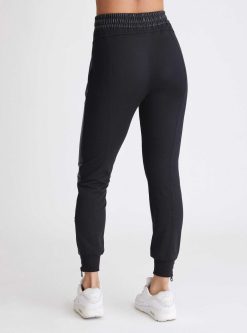 Online Blanc Noir Pantalon A Coutures Cardiff Noir