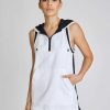 Hot Blanc Noir Gilet Cocon Blanc