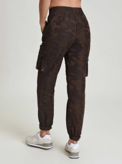 Hot Blanc Noir Nouveau Pantalon Camouflage Avec Bordures Dorees