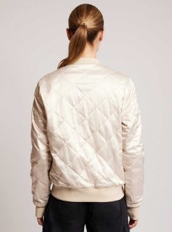 Online Blanc Noir Bomber Camouflage Reversible Avec Bordures Dorees Albatre Camo/Albatre