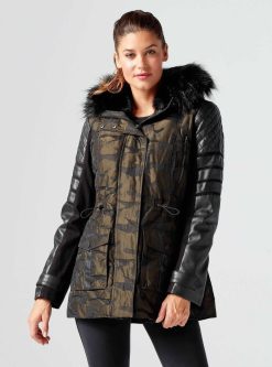 Hot Blanc Noir Veste Camouflage Hybride Enfield - Camouflage Camouflage Olive