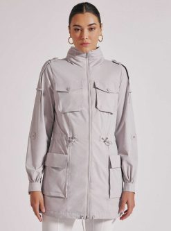 New Blanc Noir Anorak Cerveau Gouttes De Pluie