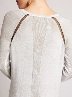 New Blanc Noir Pull Petit Ami En Maille Huntress