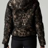 Clearance Blanc Noir Bomber Hayden Camouflage Lurex Cuivre/Noir