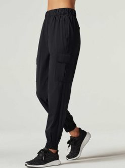 Wholesale Blanc Noir Pantalon Cargo Mastermind Noir