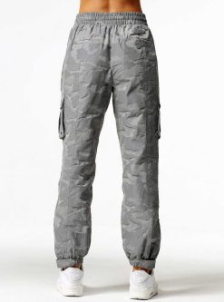 Best Blanc Noir Nouveau Pantalon Camouflage Camouflage En Peau De Requin