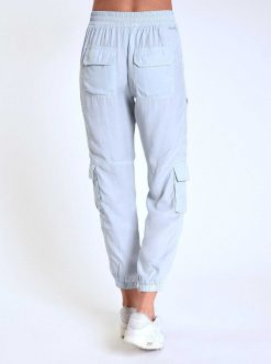 New Blanc Noir Pantalon De Jogging Phoenix Tencel