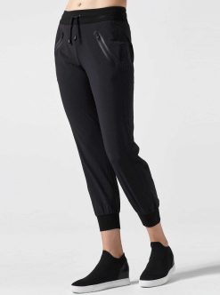 Hot Blanc Noir Jogger D'Escapade Noir