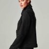 Wholesale Blanc Noir Moto Zippee En Sherpa Noir