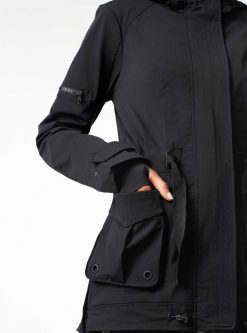 Hot Blanc Noir Veste Tectonique Noir