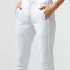 Wholesale Blanc Noir Pantalon De Jogging A Coutures Contrastees Yolo Blanc