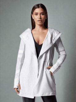 Clearance Blanc Noir Veste De Voyage Maitri Perle Blanche