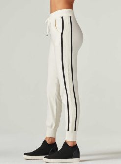 Hot Blanc Noir Pantalon De Jogging Portola Murmure Blanc