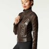 Best Blanc Noir Veste Moto Collection Or Java