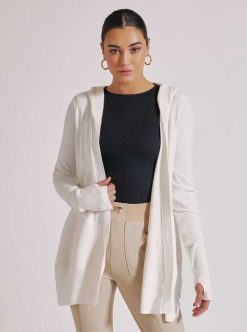 Hot Blanc Noir Cardigan Portola Court Blanc